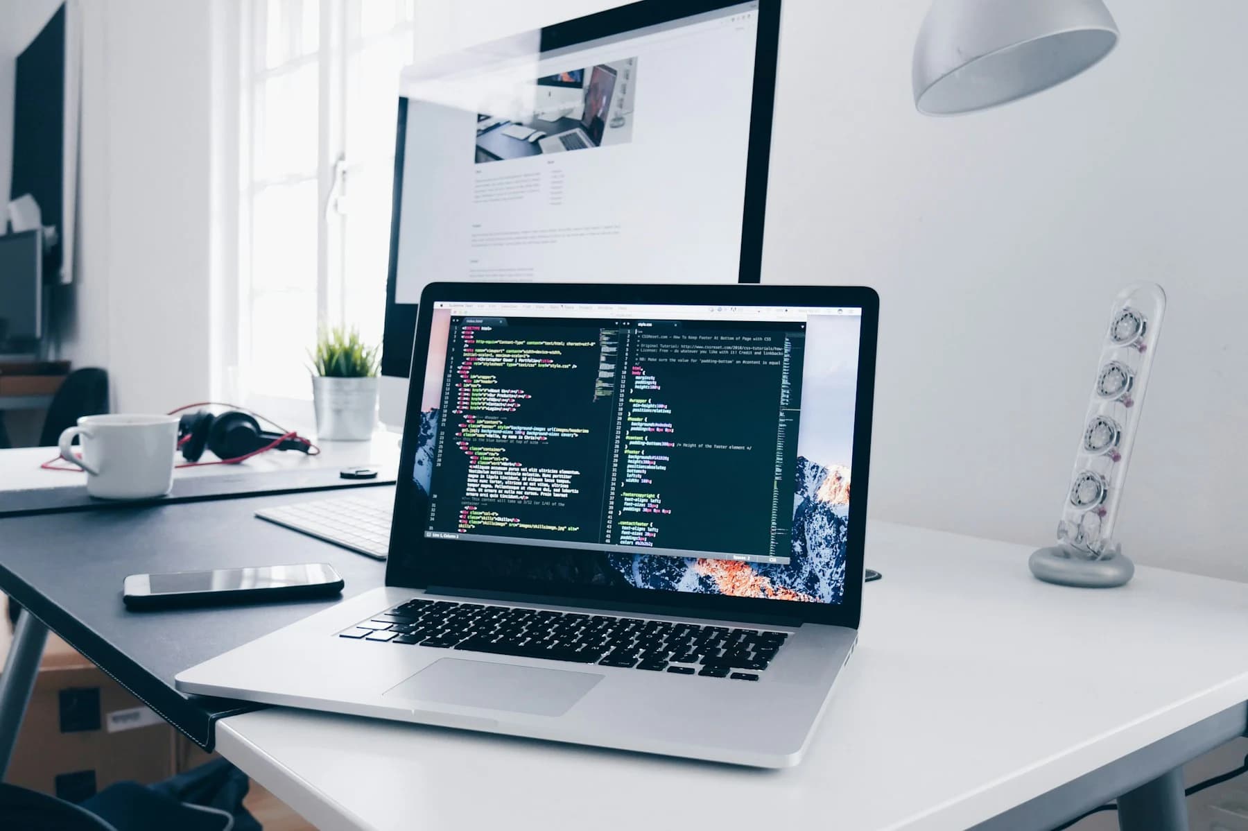 A software development workspace representing practical technology portfolio evidence
