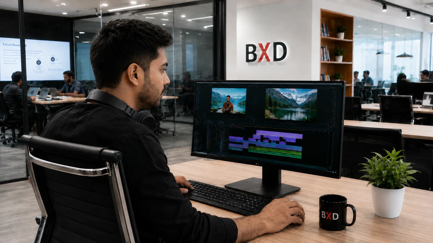 Video Editing and Motion Production delivery at BharatXD